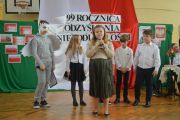99 rocznica Odzyskania Niepodległości w Belsku, foto nr 16, PSP im. JPII Belsk Duży
