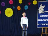 Gminny Konkurs Recytatorski w Zaborowie, foto nr 26, Emilia Tomasiak